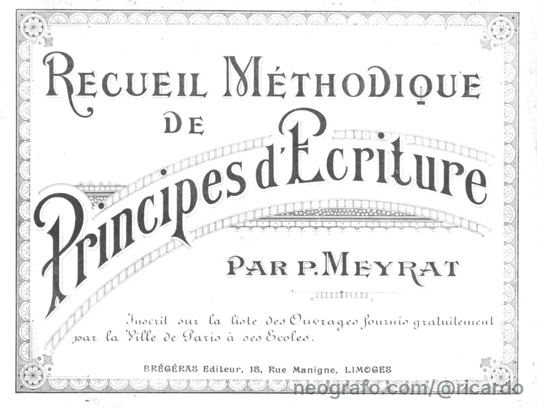Recueil méthodique de principes d'écriture